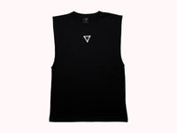 SLEEVELESS TEE - BLACK - SUPER SLIM FIT - LTD COLLECTION