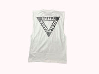 SLEEVELESS TEE - WHITE - SUPER SLIM FIT - LTD COLLECTION